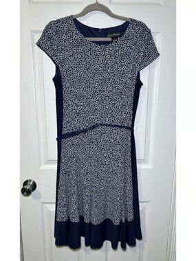 Jessica Howard Women’s Short Sleeve Belted Midi Dress